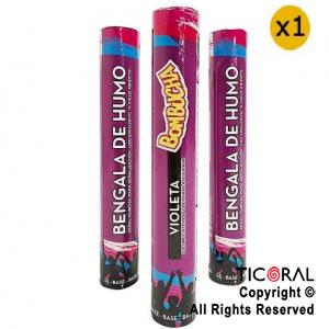 BENGALA DE HUMO VIOLETA BOMBUCHA x 1